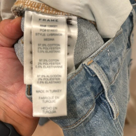 FRAME DENIM Le Vintage Bermuda Shorts 26 - Picture 7 of 11